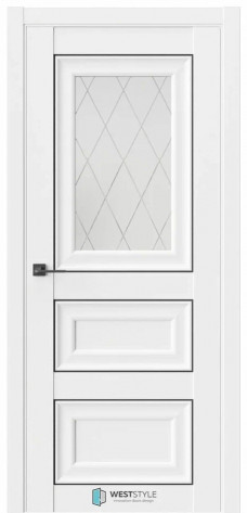 PL Doors Межкомнатная дверь HR6 ДО ст. 1 Гравировка, арт. 21164