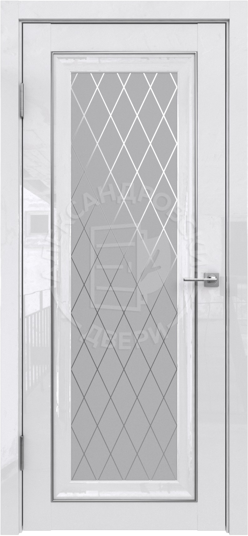 Александровские двери Межкомнатная дверь Ясмина ПО Ромб, арт. 12408 - фото №5