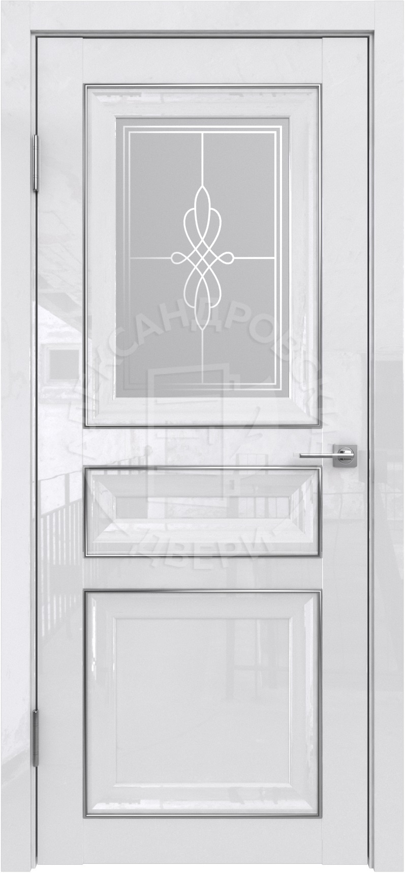 Александровские двери Межкомнатная дверь Ясмина 3 ПО, арт. 12413 - фото №6