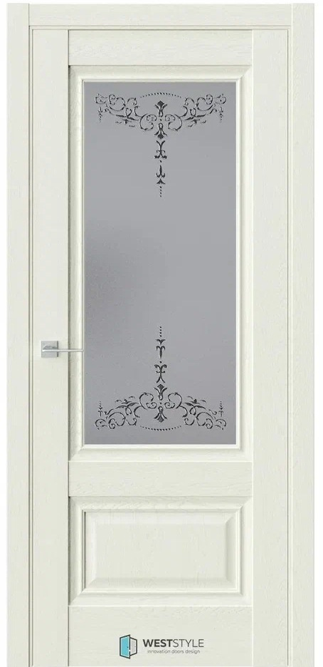 PL Doors Межкомнатная дверь Ch8 ДО ст.1 Гравировка+Витраж, арт. 20501 - фото №4