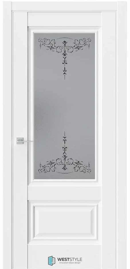 PL Doors Межкомнатная дверь Ch8 ДО ст.1 Гравировка+Витраж, арт. 20501 - фото №6
