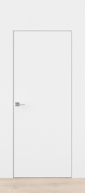 PL Doors Межкомнатная дверь IFL9 Reverse под покраску с алюм. кромкой, арт. 23609 - фото №1