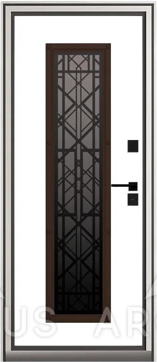 Аргус Входная дверь Тепло кортен Бриан New, арт. 0006594 - фото №2